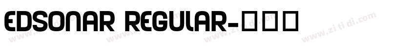 EDSonar Regular字体转换